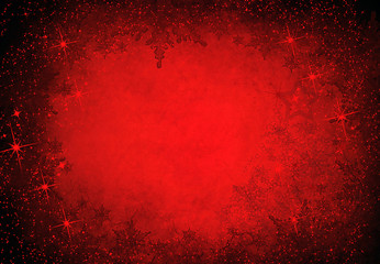 Image showing Abstract grunge christmas background