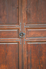 Image showing Wooden door