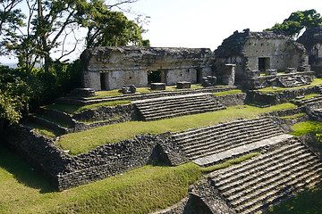 Image showing Ruins of the ancient Mayan city of Palenque, in the jungles of C