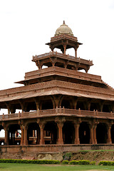 Image showing Abandoned temple in Fatehpur Sikri complex, Rajasthan, India