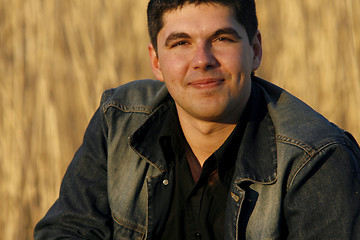 Image showing Young handsome man smiling