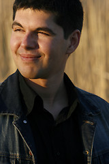 Image showing Young handsome man smiling