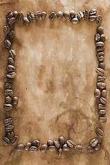 Image showing Grunge Coffee Frame