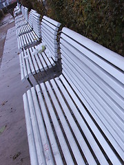 Image showing benches