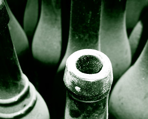 Image showing Wine bottles