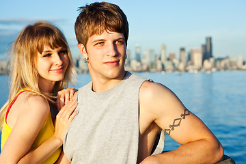 Image showing Young couple in love