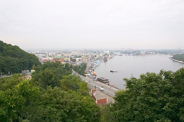 Image showing Panorama of Podol district