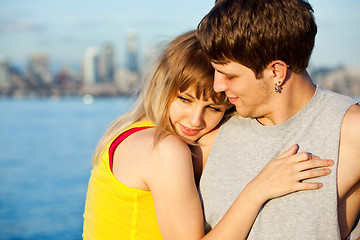 Image showing Young couple in love