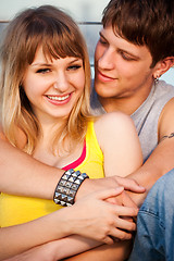 Image showing Young couple in love