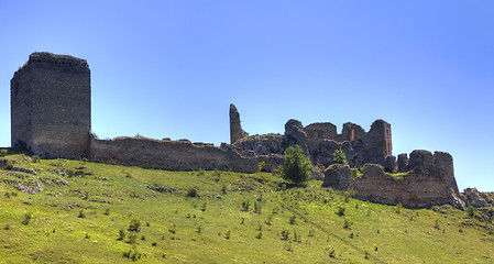Image showing Coltesti fortress