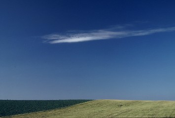 Image showing clouds on a blue sky