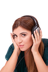 Image showing  Listening to Music