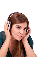 Image showing  Listening to Music