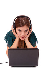 Image showing  Listening to Music