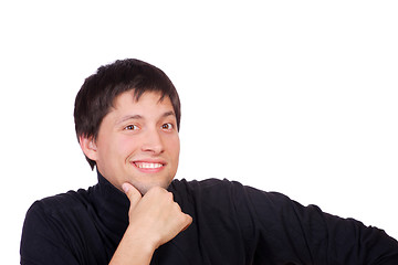 Image showing happy young casual man portrait