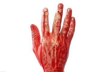 Image showing Bloody hand