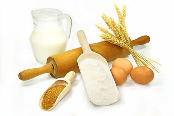 Image showing Baking ingredients