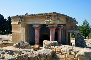 Image showing Archaeological site of Knossos. Minoan Palace. Crete.