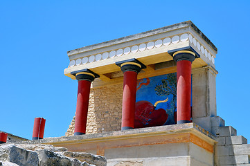 Image showing Archaeological site of Knossos. Minoan Palace. Crete.