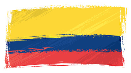 Image showing Grunge Ecuador flag