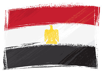 Image showing Grunge Egypt flag