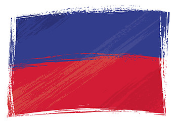 Image showing Grunge Haiti flag