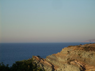 Image showing Greek coast