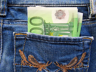 Image showing Money In The Pocket