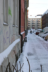 Image showing Pavement in Winter