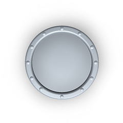 Image showing round metal shield