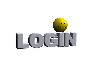Image showing login