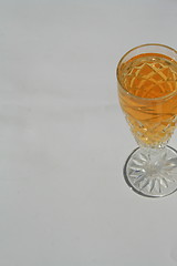 Image showing Crystal Glass with a Drink