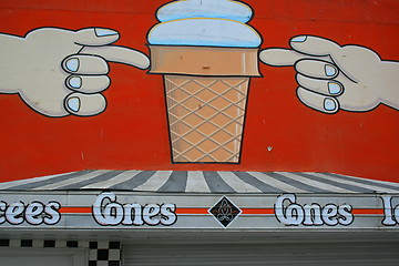 Image showing Ice Cream Sign