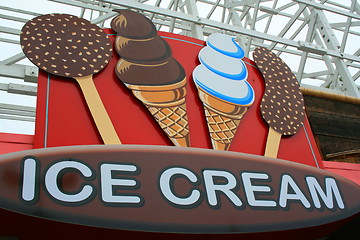 Image showing Ice Cream Sign