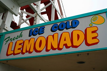 Image showing Lemonade Sign