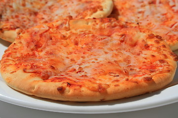 Image showing Mini Cheese Pizzas 