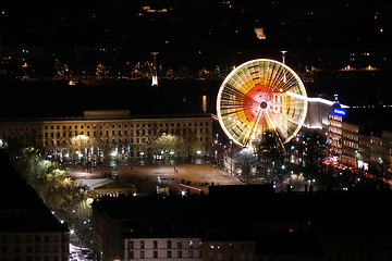 Image showing place bellecour at lyon in france