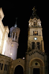 Image showing fourvière cathédral at lyon in france