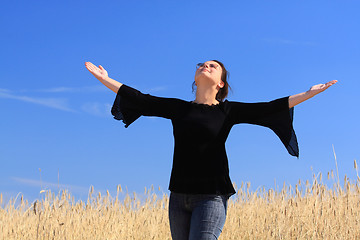 Image showing Happy woman