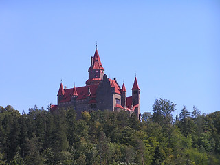 Image showing Bouzov - castle