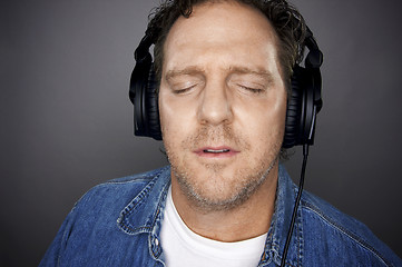 Image showing Man With Headphones