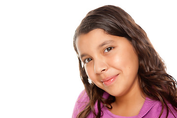 Image showing Pretty Hispanic Girl Portrait