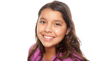 Image showing Pretty Hispanic Girl Portrait