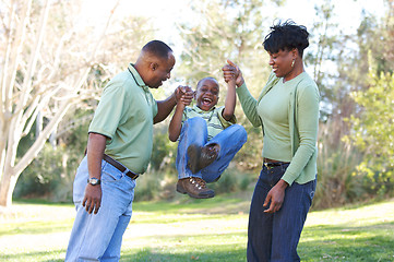 Image showing Man, Woman and Child