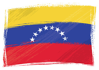 Image showing Grunge Venezuela flag