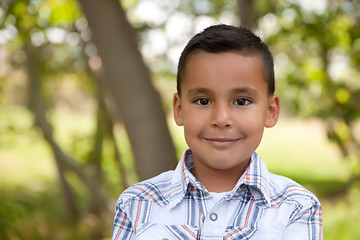 Image showing Handsome Young Boy in the Park