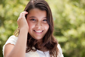 Image showing Cute Happy Girl in the Park