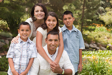 Image showing Happy Hispanic Family In the Park