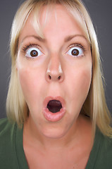 Image showing Shocked Blond Woman 