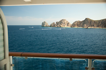 Image showing Balcony View on Cruise Ship, Mexico